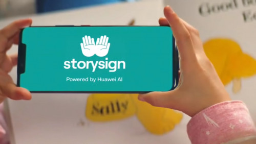 Приложение StorySign от Huawei использует AI для обучения глухих детей чтению