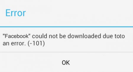 Ошибка 101 в Google Play: «Не удалось загрузить приложение из-за ошибки 101»