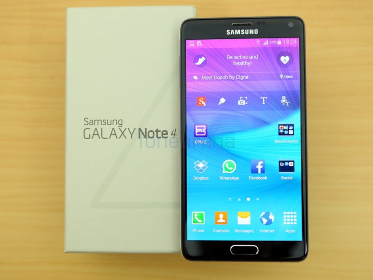 Предварительные данные о характеристиках Samsung Galaxy Note 4