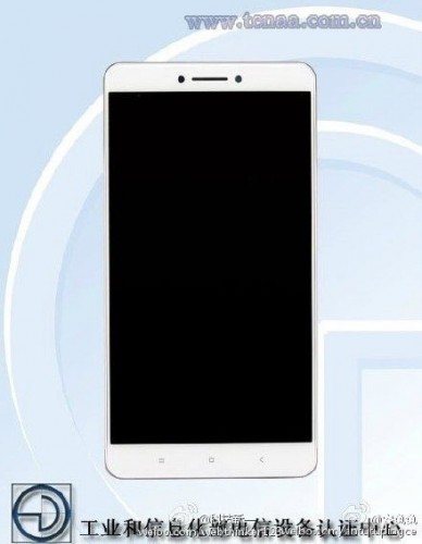 Агентство TENAA раскрыло характеристики 6,4'' фаблета Xiaomi Max