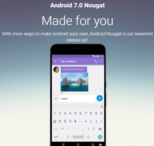Состоялся официальный релиз Android 7.0 Nougat для девайсов Google Nexus