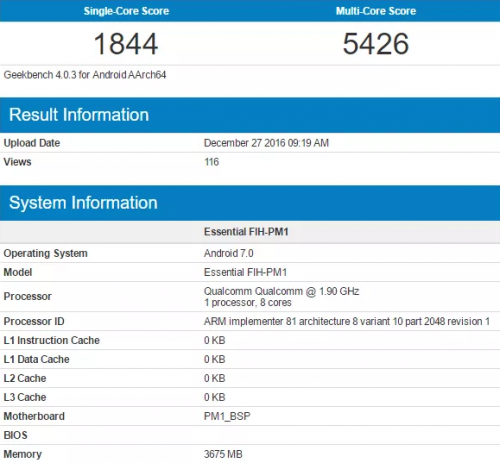Qualcomm Snapdragon 835 прошел проверку бенчмарком, но не впечатлил результатом