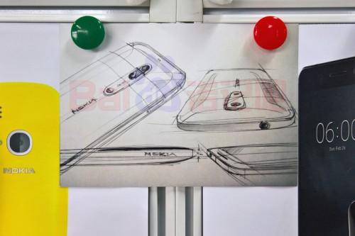 Дизайн флагманского Nokia 8 на скетче из штаба HMD Global