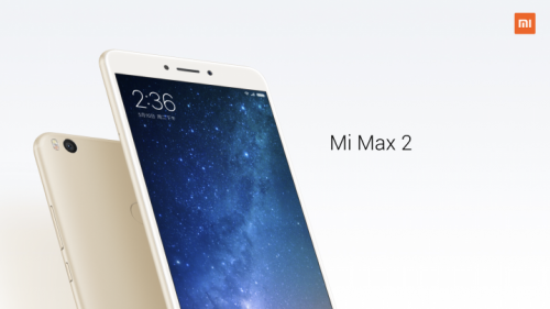 Представлен доступный планшетофон Xiaomi Mi Max 2