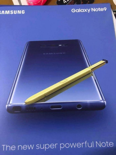 Samsung Galaxy Note 9: официальные фото не оставляют простора фантазии