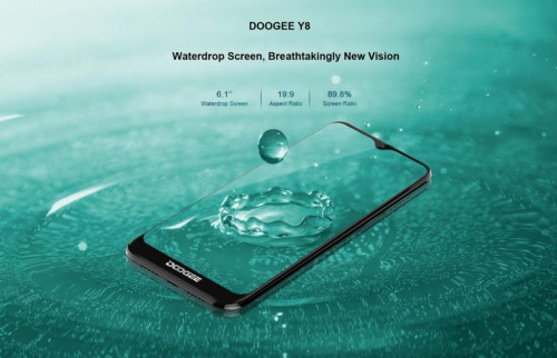 Doogee Y8 дебютирует с красивым дизайном и потрясающей ценой