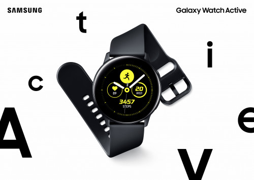 Samsung представила умные часы Galaxy Watch Active и фитнес-трекер Galaxy Fit