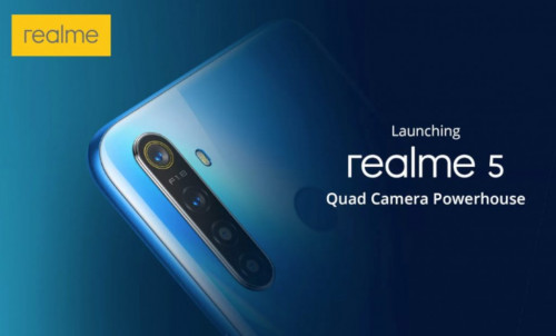 Бюджетный смартфон Realme 5 получит квадро-камеру и аккумулятор на 5000 мАч