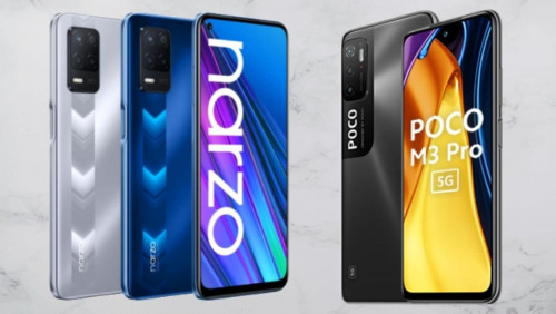 POCO M3 Pro против Realme Narzo 30: какой из этих недорогих 5G-смартфонов лучше?